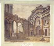 Clerisseau Charles-Louis Interior of Emperor Diocletian s Palace in Split  - Hermitage